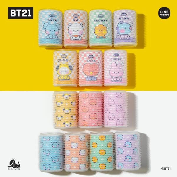 BT21 【：30%OFFセール：】ソロモン商事 BT21 minini ヘアロール(2P