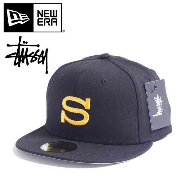 注目 Era New Stussy キャップ ストックロゴ 黒 キャップ - www