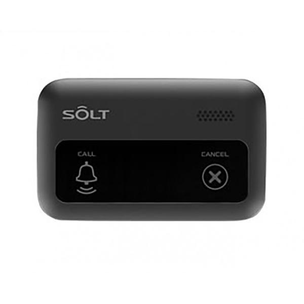 呼び出しベル ワイヤレスチャイム 単品 角型送信機 (キャンセル機能付き) SOLT 飲食店 業務用 コードレスチャイム :MTJ-2XBK