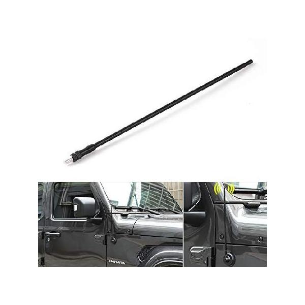 RT-TCZ ラジオアンテナ ジープ ラングラー 13インチ フレキシブル メタル カーラジオアンテナ 2007~2020年 Jeep Wrangler JK 