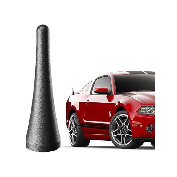 3.8インチ Stubbyアルミニウムアンテナ フォード マスタング (2010-2014) 用 フォード マスタング アンテナ 交換用マスト並行輸入