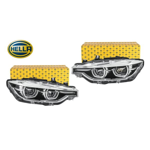 正規純正OEM BMW 3シリーズ F30 F31 F80 LCI 後期 左右 セット LED ヘッドライト ヘッドランプ ライト ランプ 6311741963