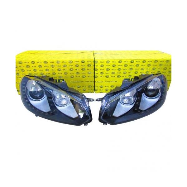 ゴルフ6LEDデイライト付きキセノンヘッドライト左右中古品 ゴルフ6LEDデイライト付きキセノンヘッドライト左右中古品