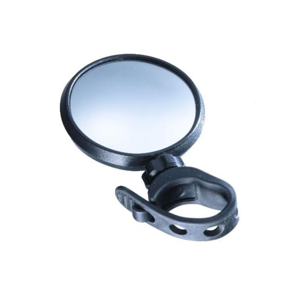 ・ブラック  KW-61・材質：ミラー/アクリル　ミラー反射膜/アルミ・材質：背面反射部・固定用バンド/熱可塑性ゴム・材質：調節ネジ・ミラーハウジング/ABS樹脂・本体サイズcm：約幅6.5×高さ7.5×厚み１バンド部/長さ11×幅2×厚み...