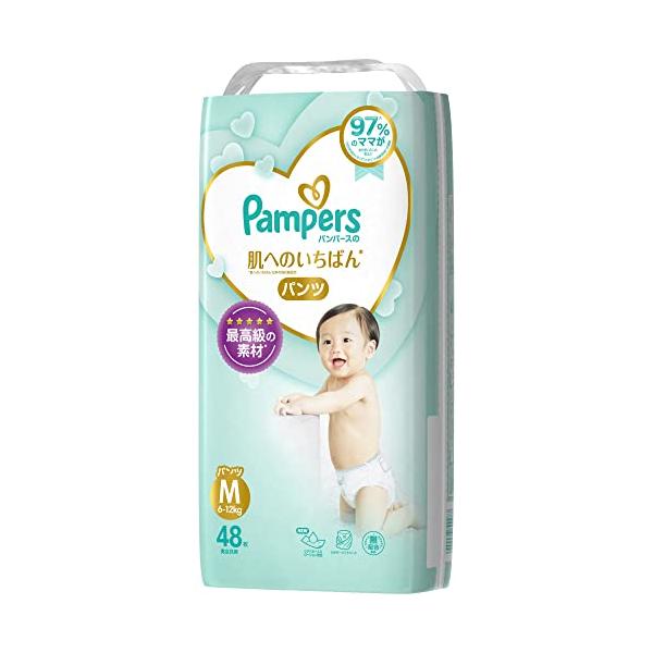 パンツ Mサイズパンパース オムツ 肌へのいちばん 6~12kg 48枚 パンツ Mサイズパンパース オムツ 肌へのいちばん 6~12kg 48枚