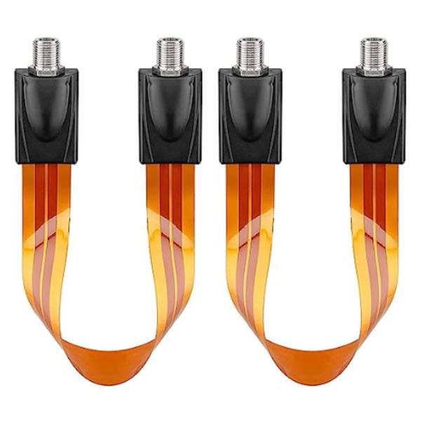 ・ イエロー 2本入 ・・Size:イエロー 2本入・コネクタタイプ:同軸ケーブル用ワイヤアンテナには、F型メス - メス同軸コネクタ延長ケーブルが適用されます。・驚きの薄さ0.3mmの薄さ、穴を開けなくてもアンテナ線を隙間に通せ・折り曲げ...