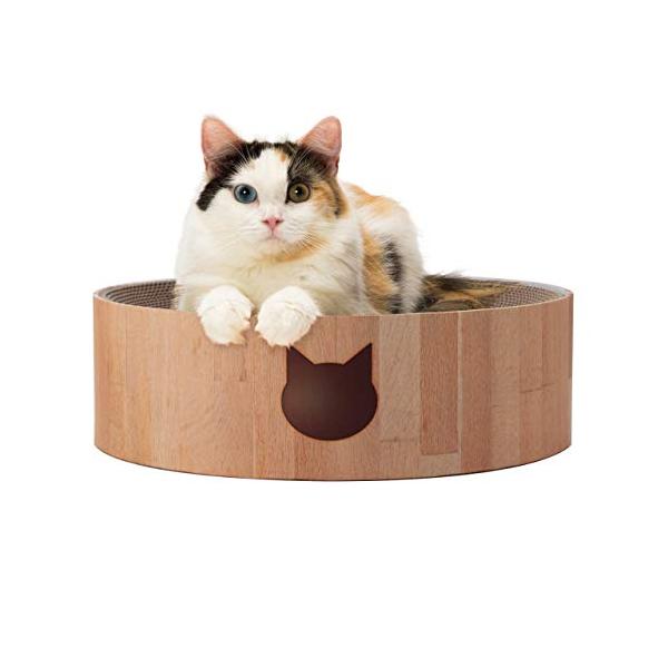 ライトブラウン・ライトブラウン本体 1 レギュラー 4580471863435・・Size:1 レギュラーColor:ライトブラウン本体・爪とぎランキング第１位。 たくさんの猫に愛されている爪とぎベッドです。・猫のやわらかなからだにフィット...