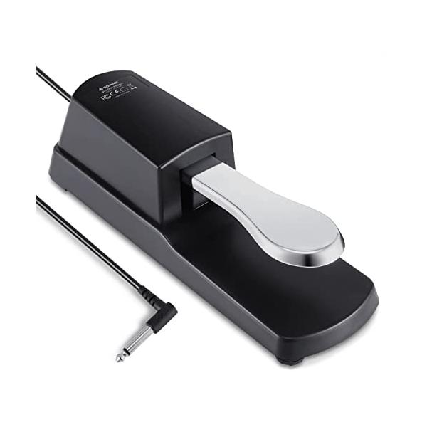 他サイト： Donner ダンパーペダル サステインペダル キーボートペダル フットペダル スイッチ 電子ピアノ対応 DSP-001の商品画像