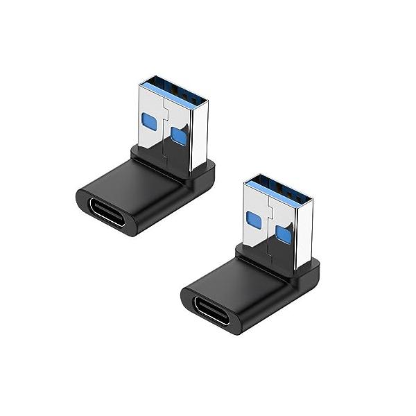 ・L型 Type C メス to USB 3.1 オス  ・・Color:L型 Type C メス to USB 3.1 オス・1.90度USB Aアダプタは90直角設計を採用し、スペースを確保するだけでなく、ケーブルの挿入を容易にし、ケー...