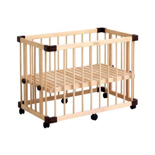 ベッドナチュラル/長さ64cm x 幅94cm x 高さ70cm/746051・Style:ベッドColor:ナチュラル・パッケージ個数:1・本体サイズ 外寸:W94xD64xH70cm 内寸:W90×D60cm プレイペン:90×60×6...