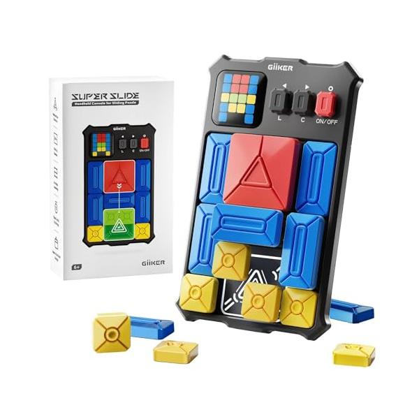 他サイト： ギーカーGiiKER スーパースライド ポータブルスライドパズルゲーム 知育 脳トレ 日本語説明書付き ブラックの商品画像