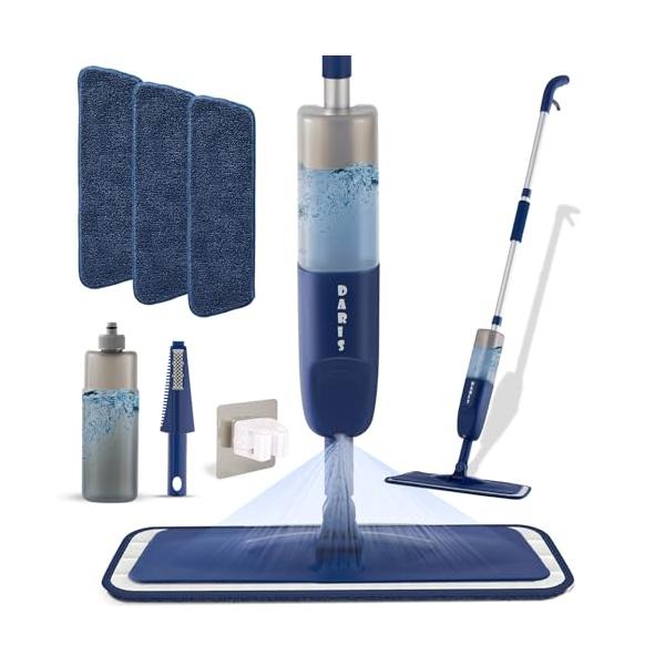 ネイビーブルー、500ML/-/-・Color:ネイビーブルー、500ML・パッケージ個数:1・使いやすいお手元のレバーを引くとハンドルにある水圧装置により、扇形スプレーを形成されます。木製の床面を傷つけず、アルミニウム製で、軽くて握りやす...