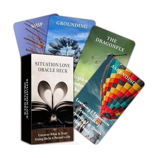 モダン-/-/SHUYELXT・パッケージ個数:1・Love Oracleカードカードには言葉とイメージがあり、指示なしに理解して使用できます。これは、人の人生で本当に起こっていることを明らかにするのに役立つシチュエーションラブオラクルデッ...