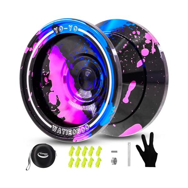 Watieoboo Yoyo 専門 メタルヨーヨー プロ、子供初心者向け反応型