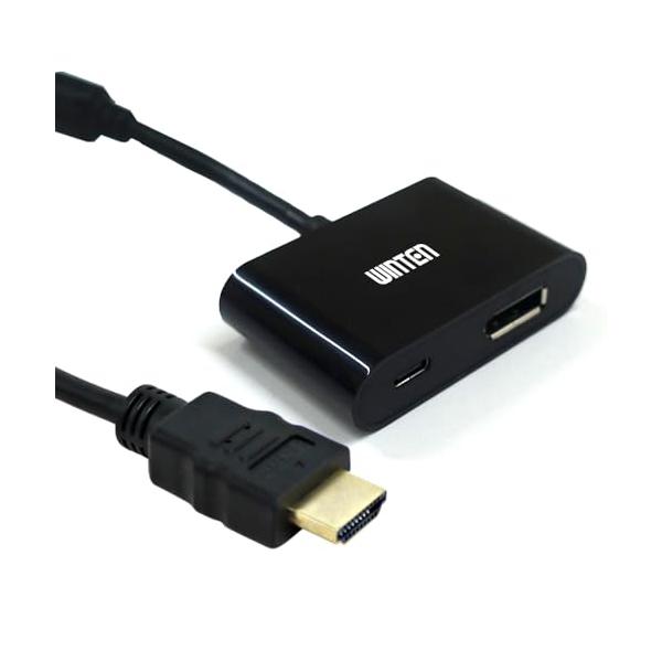 他サイト： ウィンテン 変換コネクタ HDMI-DisplayPort変換アダプタ/HDMI to ディスプレイポート DP 変換ケーブル 4K対応 HDTの商品画像