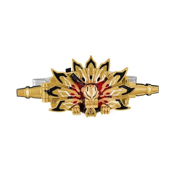 2024年期間上映及びBlu-ray＆DVD発売予定のVシネクスト仮面ライダーギーツより、仮面ライダードゥームズギーツのなりきり遊びが可能な玩具DXドゥームズギーツレイズバックルを発売いたします。・合体した状態のバックルを二つに分離。別売り...