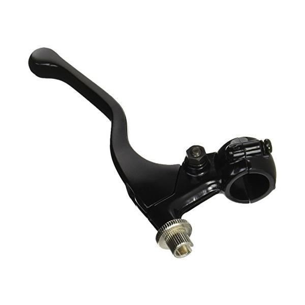 他サイト： キタコKITACO 左レバー&amp;ホルダーセットショート モンキーMONKEY等 ミラーホルダー無し ブラック 525-0700000の商品画像