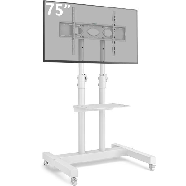 Rfiver テレビスタンド 32-75インチ キャスター付き 新品 Rfiver テレビスタンドキャスター付き tvスタンド テレビスタンドハイ