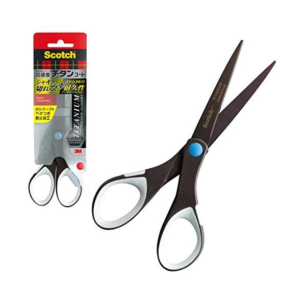 他サイト： ベタつき防止加工 3M スコッチ はさみ ハサミ チタンコートシザーズ ベタつき防止加工 プロ仕様 刃渡り70mm 1467の商品画像