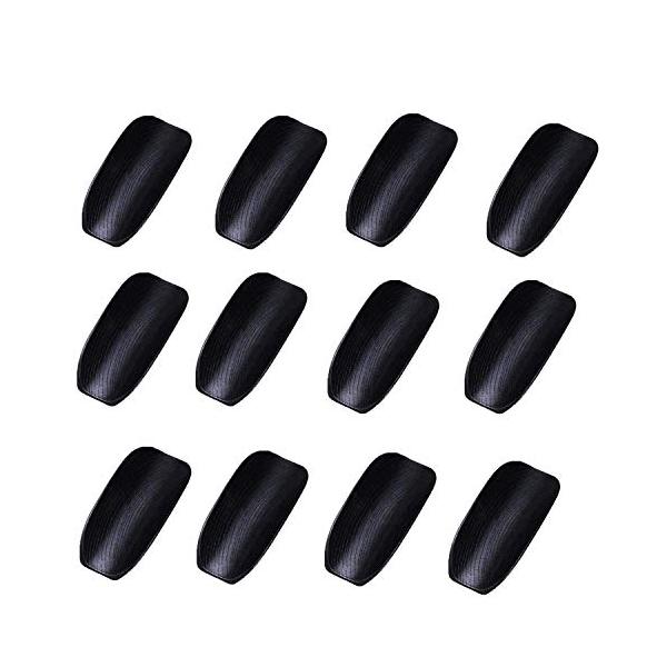 黒 12個/-/-・商品仕様サイズ:約16.6×7.3×2.5cm；カラー：ブラック＆レッド；本体重量:約55g；本体:ABS樹脂；12個セット；普段使いや来客用に重宝します。毎日使用する店舗の会計や受付業務でも、清潔感と美しさを長く保てま...