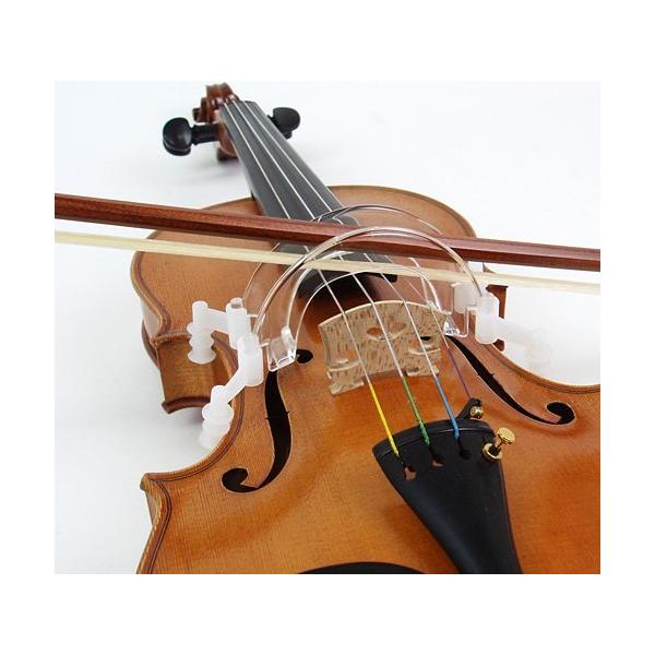 ブラウン/4/4〜1/2用/-・パッケージ個数:1・適用：大人用バイオリン4/4サイズ、子供用分数バイオリン3/4と1/2サイズまで・ガイド部材質：ポリカーボネート樹脂・脚部：シリコン素材