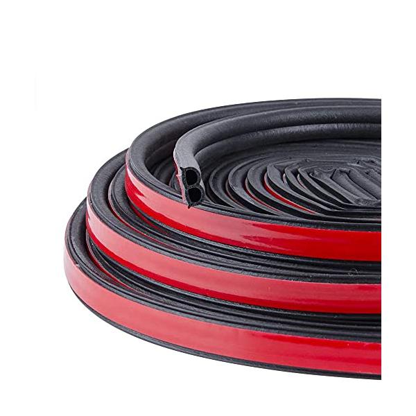 他サイト： Innico 車用ドアモール 風切り音 防止テープ 風切り音遮断 気密性アップ 静音 防? B型 16mの商品画像