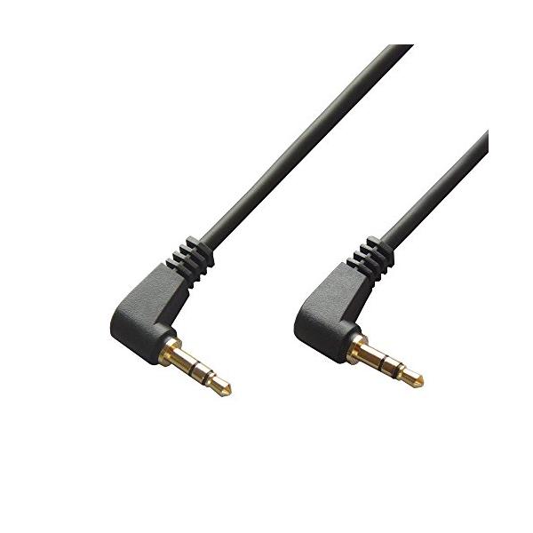 他サイト： φ3.5mm ステレオミニプラグケーブル 30cmL型/L字プラグ オス-オス オーディオケーブル 0.3m C-082の商品画像