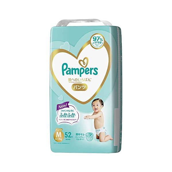 パンツ Mサイズパンパース オムツ 肌へのいちばん 6~12kg 52枚