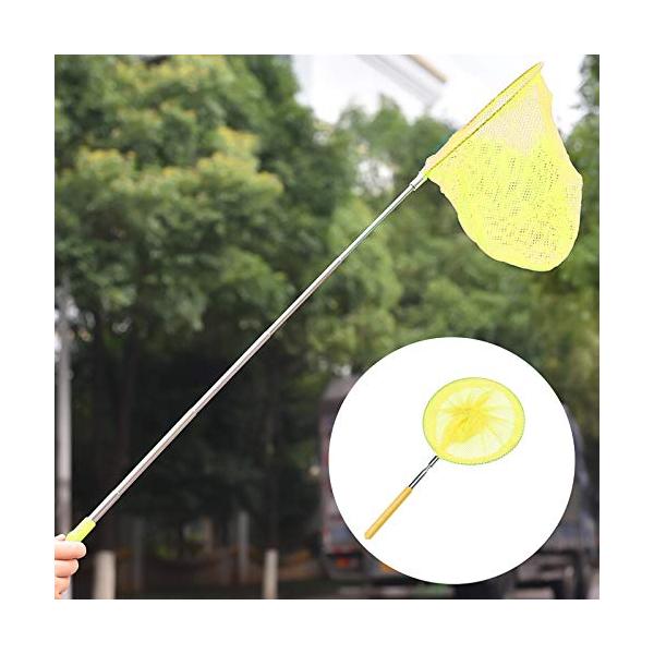 虫取り網/-/-・パッケージ個数:1・商品詳細本体1個、網直径：20cm 最短時長さ：38cm 最大時長さ：86cm、カラー：黄・特徴握りが柔らか材料を作り、完璧な人体工学設計です。子供のために、楽しく遊んで、自然に出よう。子供たちが昆虫の...