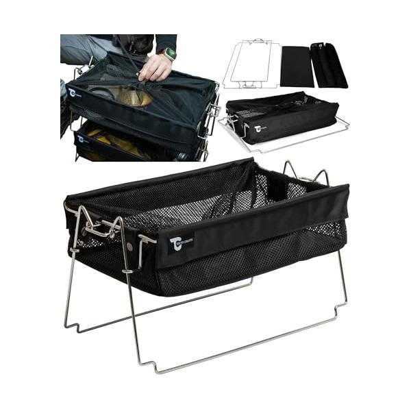 TOKYO CRAFTS バケットシェルフメッシュ 折りたたみコンテナ 大容量