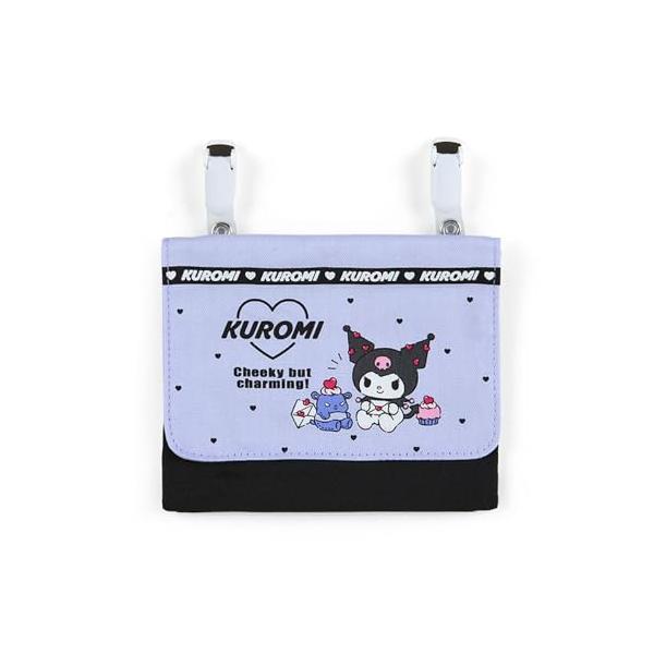 他サイト： サンリオSANRIO サンリオ ポケットポーチ クロミ クロミちゃん kuromi 11×14×3cm ポケットポーチ キャラクター 98963の商品画像
