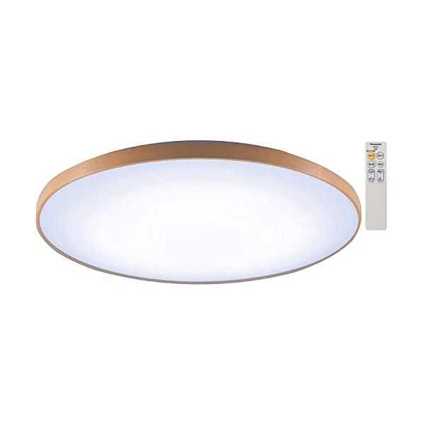 他サイト： パナソニック LEDシーリングライト 調光・調色タイプ リモコン付 ~8畳 ミディアムブラウン仕上 HH-CE0819AHの商品画像