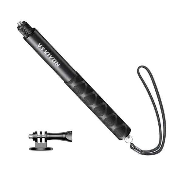 本商品は【互換品】です。国内正規品とは品質・保証・サポートが異なります。ブラック/114cm/-・Size:114cm・折りたたみ式拡張され自撮り棒VYVIYONの見えない自撮り棒は、最大 114cm まで伸びる、7段階の伸縮機能があり、好...