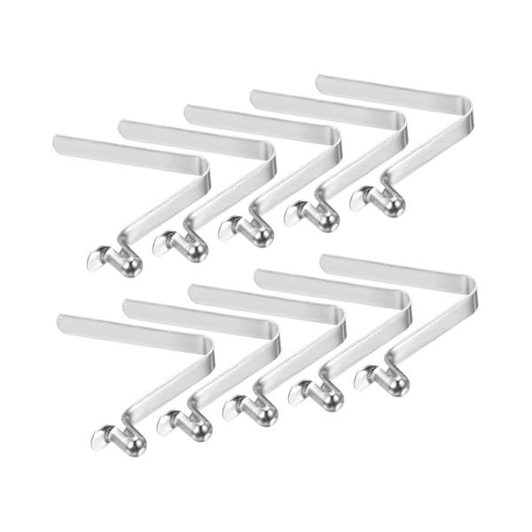 シルバートーン/-/-・カラー：シルバー | 素材：マンガン鋼 | 数量：10個・特徴：マンガン鋼製でニッケルメッキされており、柔軟性があり、長持ちする弾力性があり、破損や錆びにくいです。優れた熱処理プロセスにより硬化され、耐摩耗性、頑丈さ...