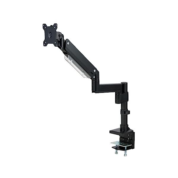 他サイト： エレコム モニターアーム ブラケット式で取り付けしやすい 支柱式 17インチ~35インチ対応 耐荷重:15kg ガス式 VESA規格対応 ブラッの商品画像