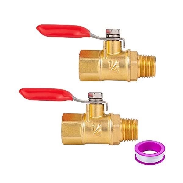 ・ゴールド 1 / 4 PT外ねじx内ねじ ・・Size:1 / 4 PT外ねじx内ねじ・材料の真鍮製、耐腐食、防錆性と高硬度性の機能性が優れて、長寿命を持っています。・仕様材質：真鍮；色：銅色；ネジサイズ 1/4 ；2個入れ・簡単操作シン...