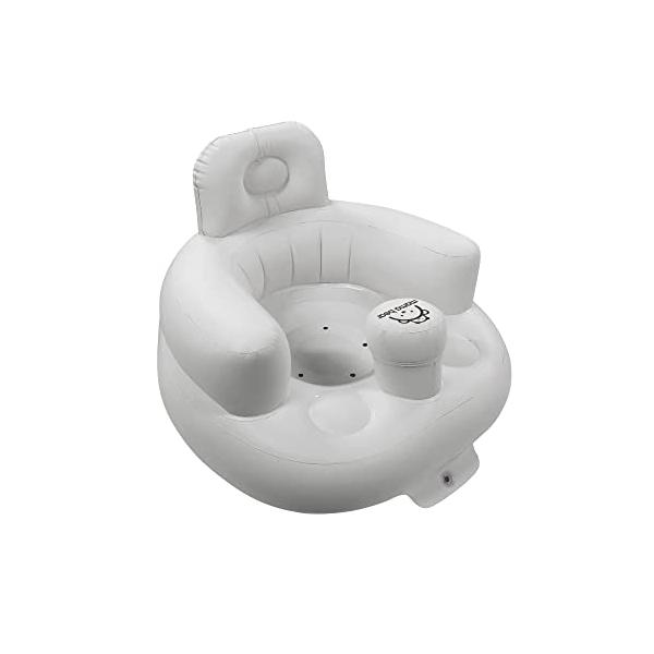 ライトグレー/1個 x 1/-・Color:ライトグレーSize:1個 x 1・空気でふくらむタイプのベビーバスチェア 大型バルブで短時間で空気が入り、抜くときも一気に抜ける 空気を抜くとコンパクトになるので持ち運びや収納に便利・お風呂はも...