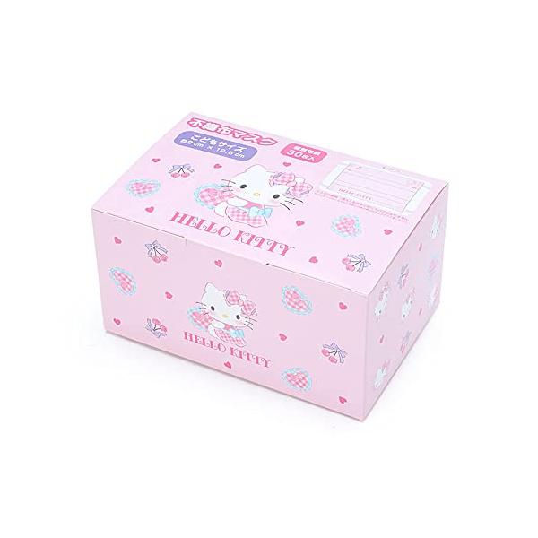 他サイト： サンリオSANRIO マスク 不織布 立体 子供用 30枚 ボックス ハローキティ キティちゃん hello kitty プリーツタイプ 個別包の商品画像