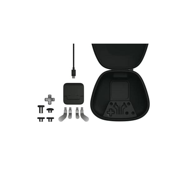 単品・ブラック  4Z1-00003・・Color:ブラックStyle:単品PatternName:コンプリート コンポーネント パック・同梱物：交換可能な方向パッド 1 つ、交換可能なパドル 4 つ、交換可能なサムスティック 4 つ、充電...