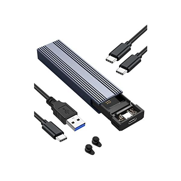 他サイト： VCOM M.2 NVMe SSD 外付けケース 10Gbps 高速データ転送 SSDエンクロージャー 工具が不要 高性能チップ アルミニウム製の商品画像