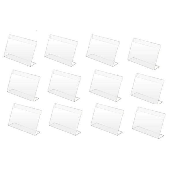 ★大人気商品★ 卓上 6×9cm 名刺 値札 名札 pop アクリル L型 ポップスタンド アイドル