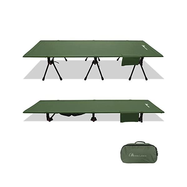 Moon Lence コット キャンプ 第4代 アウトドア ベッド ワイド 2WAY