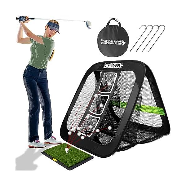 BAYINBULAK ゴルフ練習ネット ゴルフネット アプローチ練習器具 BAYINBULAK ゴルフ練習ネット ゴルフネット アプローチ練習器具