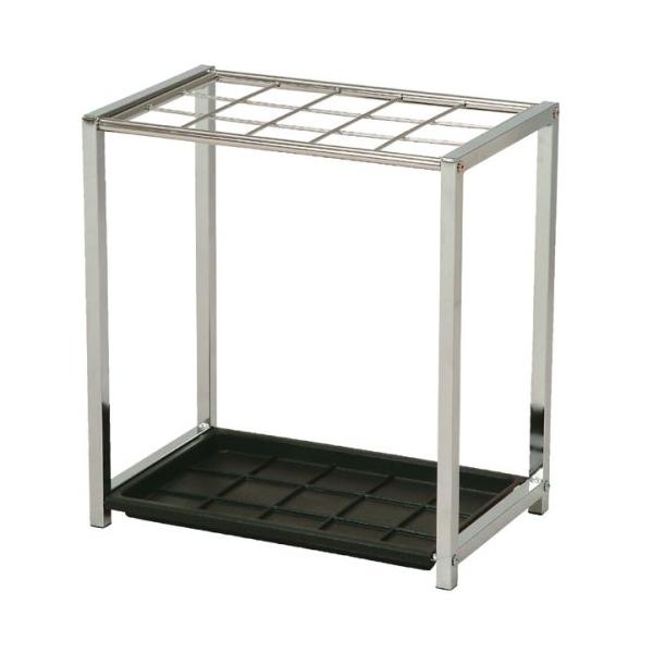 不二貿易 傘立て 大 幅48cm 15本 クロム オフィス用 83708 : SOLVERTEX