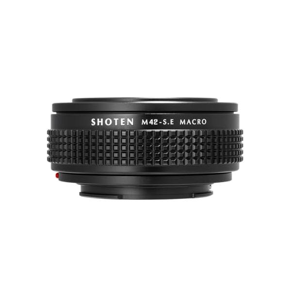 ブラック/M42マウント接写機能付き/M42-SE M・Size:M42マウント接写機能付き・パッケージ個数:1・M42マウントレンズをソニーEマウントのカメラ使用するためのマウント変換アダプター・アダプターのヘリコイドでレンズを繰り出すこ...