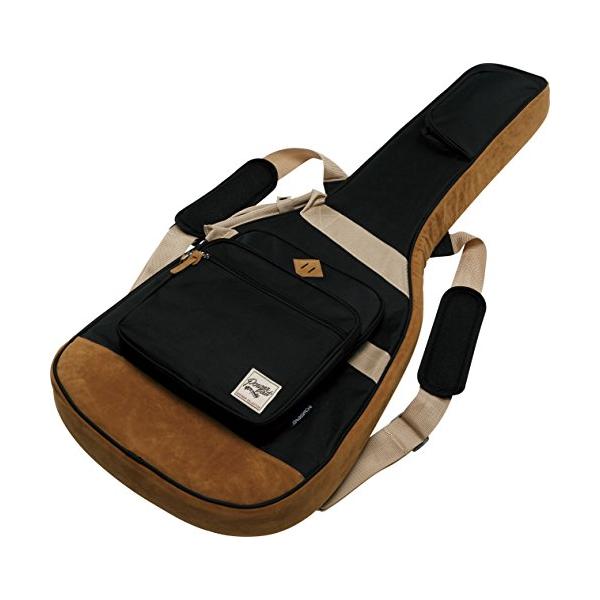 他サイト： Ibanez 個性と遊び心がコンセプトのエレキギター用バッグ 保護クッション装備 ブラック IGB541-BKの商品画像