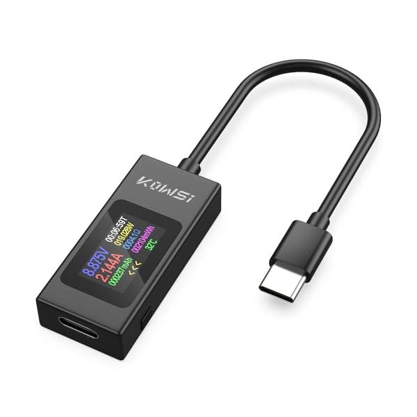 -/0-6.5A/066C-000・Size:0-6.5A・USB電流計：このUSB電流計はプラグアンドプレイで、電子製品の電流、電圧、温度、通電時間、容量、インピーダンスなどをリアルタイムに表示。・電流双方向対応：USBCテスタの入力・出...