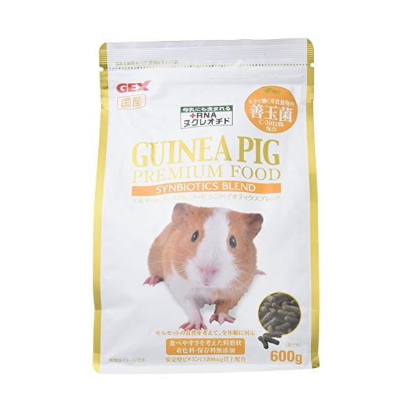 他サイト： GEX ジェックス モルモットプレミアムフード シンバイオティクスブレンド 600gの商品画像