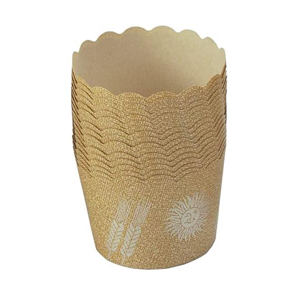 他サイト： 下村企販 マフィンカップ クラフト紙 50枚 日本製 耐熱 オーブン対応 食べやすい 切り込み入り ケーキカップ マフィン型 径6.5×高さ5cの商品画像