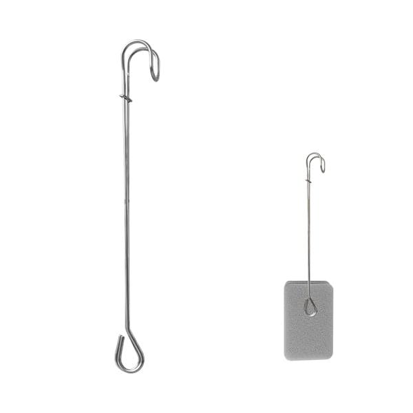 ボトル洗い用 ステンレス製シルバー/標準/shuabing-yingse-1pcs・キッチンスポンジトングキッチンスポンジトングは、通常のボトルブラシだけでなく、ボトルの底やボトル内に深く入り込むことができます。・高品質材質キッチンスポンジ...